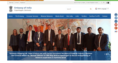 Desktop Screenshot of indian-embassy.dk